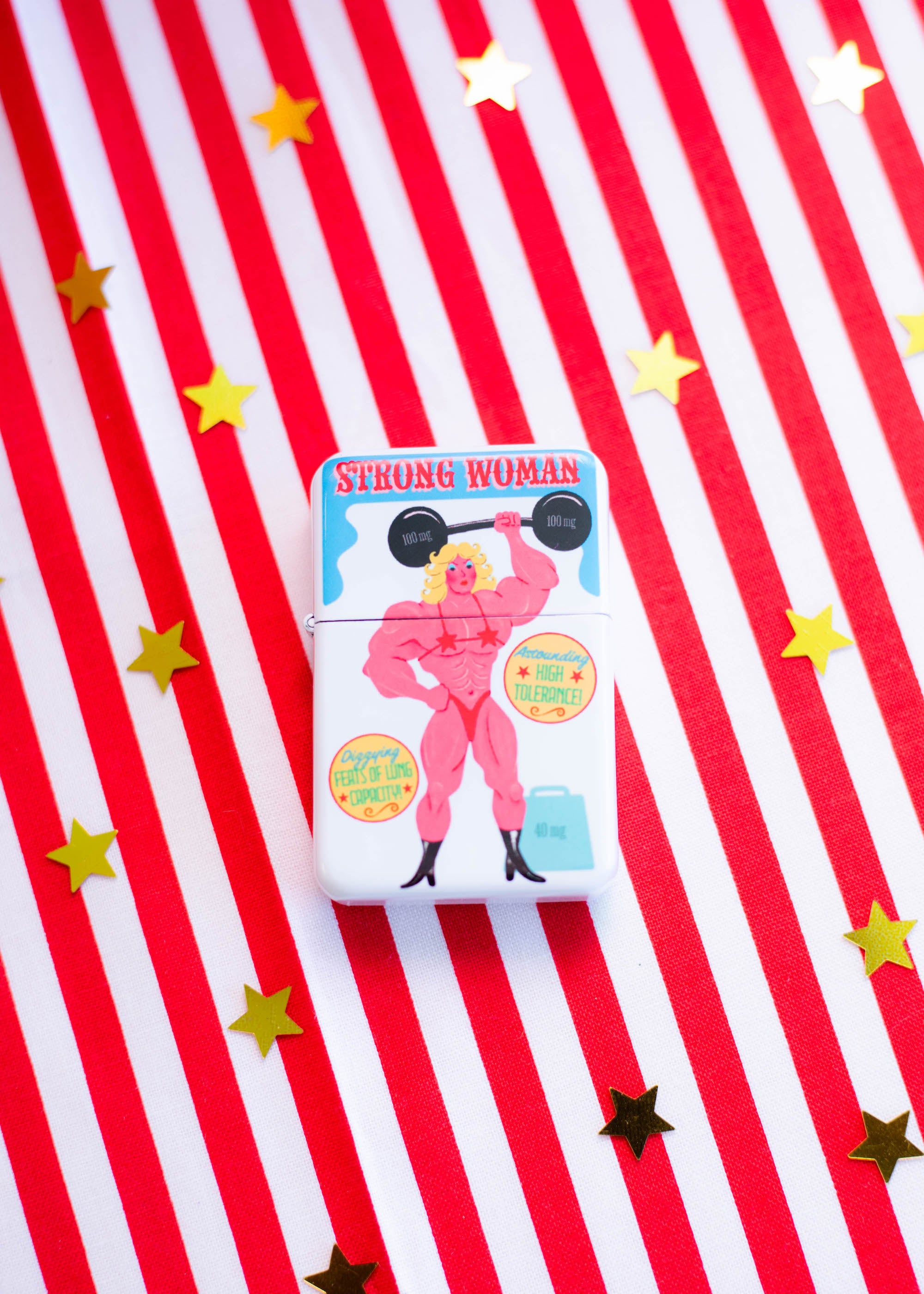 Strong Woman Refillable Lighter