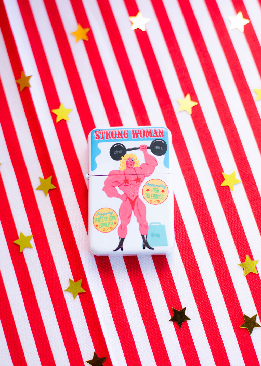 Strong Woman Refillable Lighter