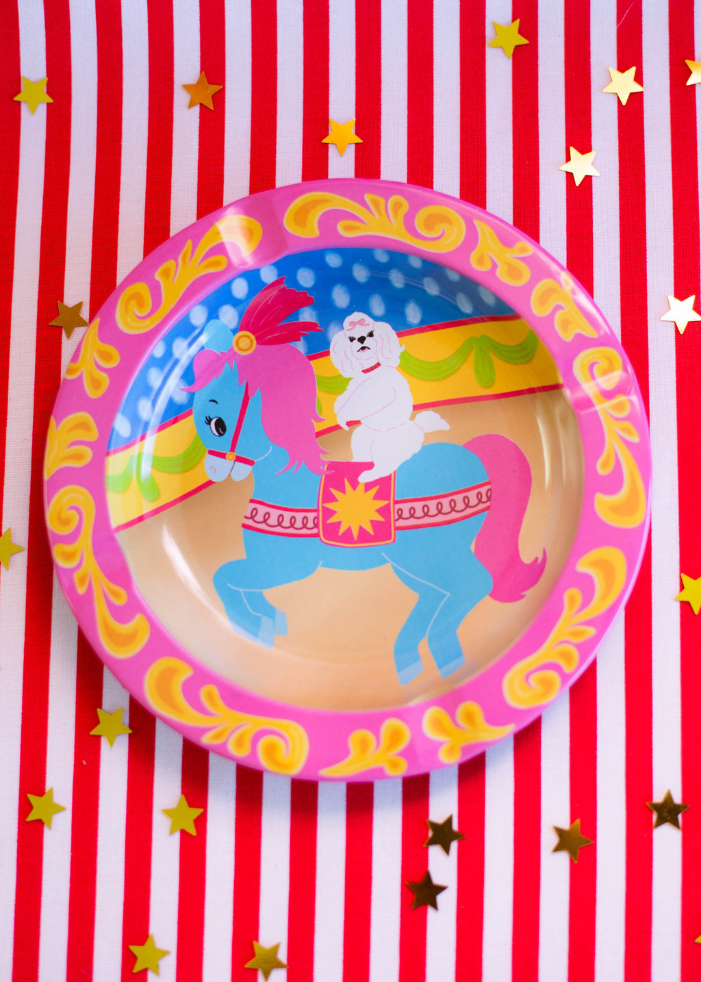 Dog & Pony Show Metal Ash Tray