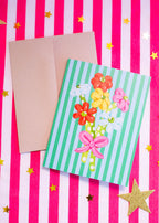 Balloon Bouquet Greeting Card - The Peach Fuzz