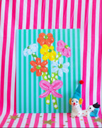 Balloon Bouquet Print measures 8.5 x 11 inches and is on semi-gloss paper. - The Peach Fuzz