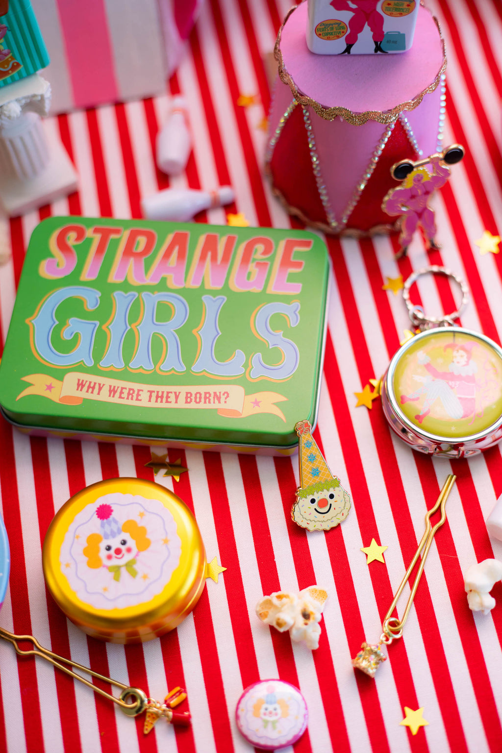 Ice Cream Clown Enamel Pin