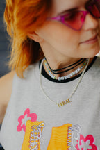 Feral Pearl Necklace - the Peach Fuzz