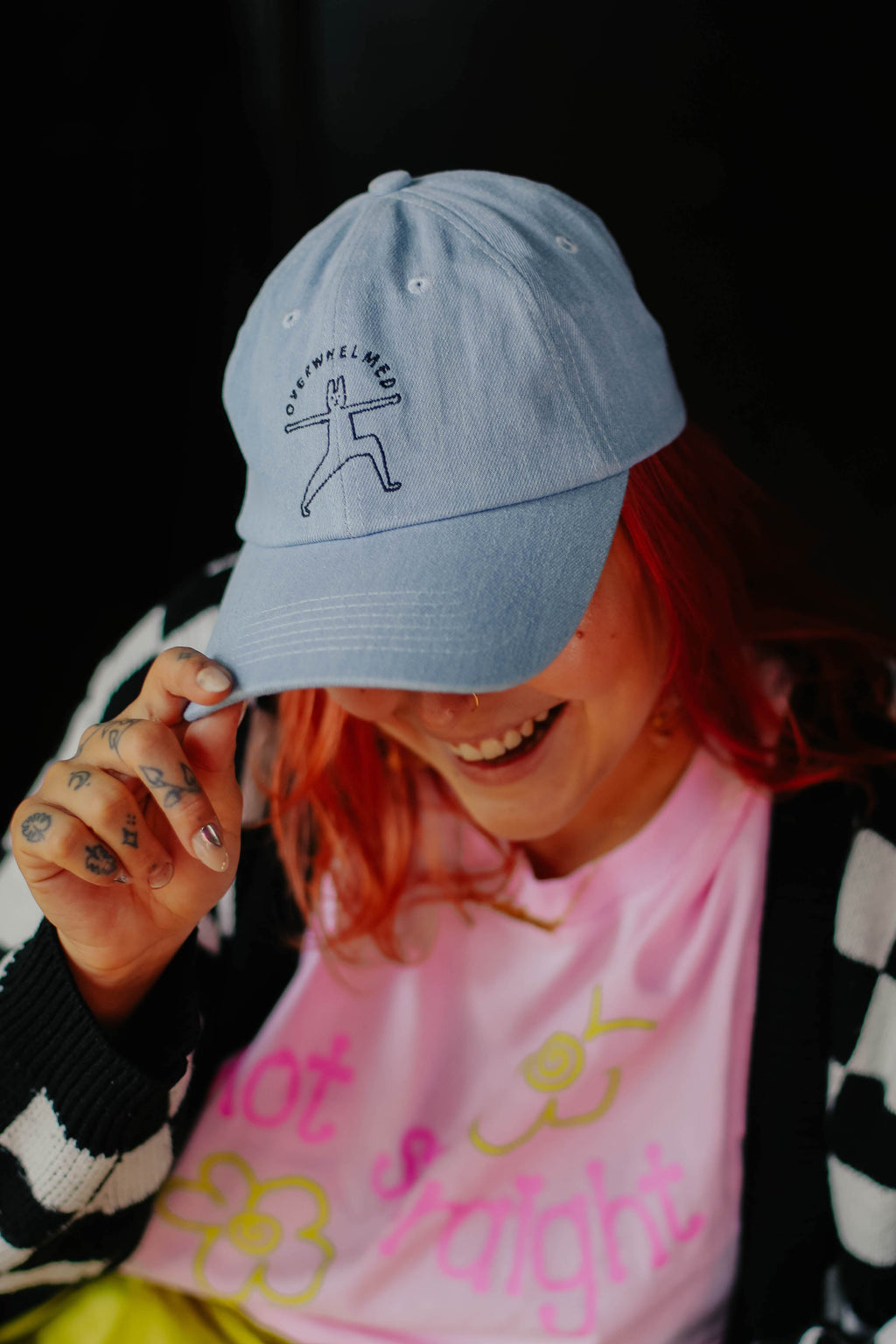 Overwhelmed Baseball Hat