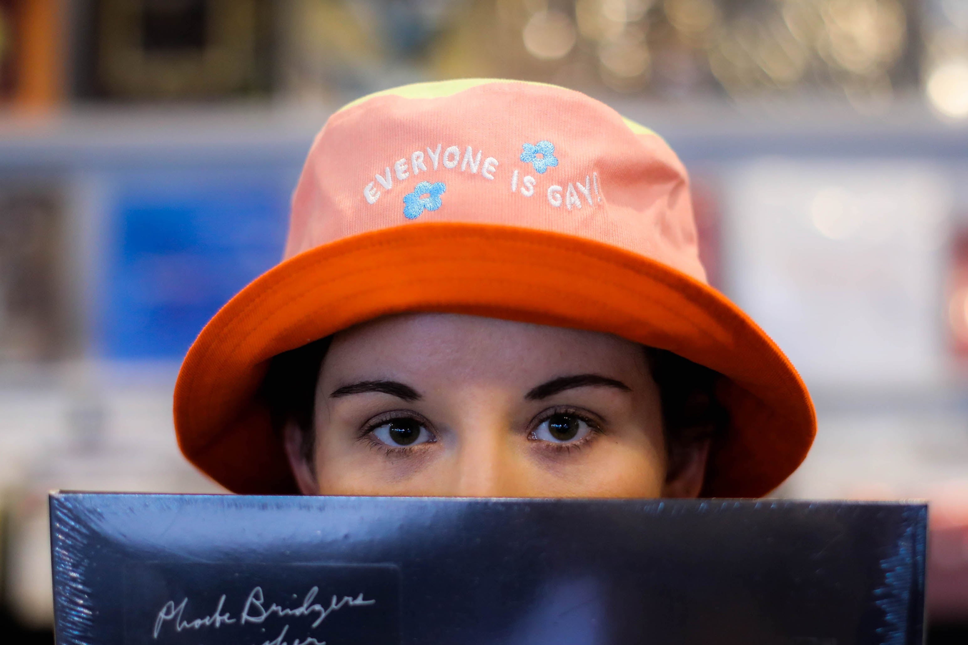 Everyone Is Gay Color Block Bucket Hat