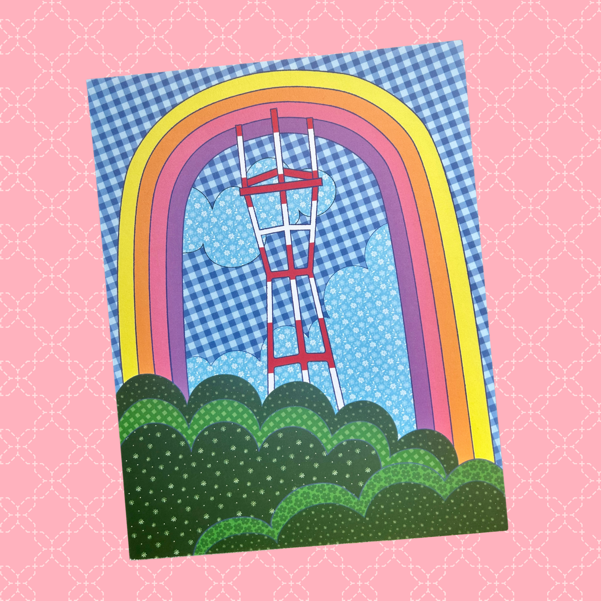Sutro Tower Quilt Print