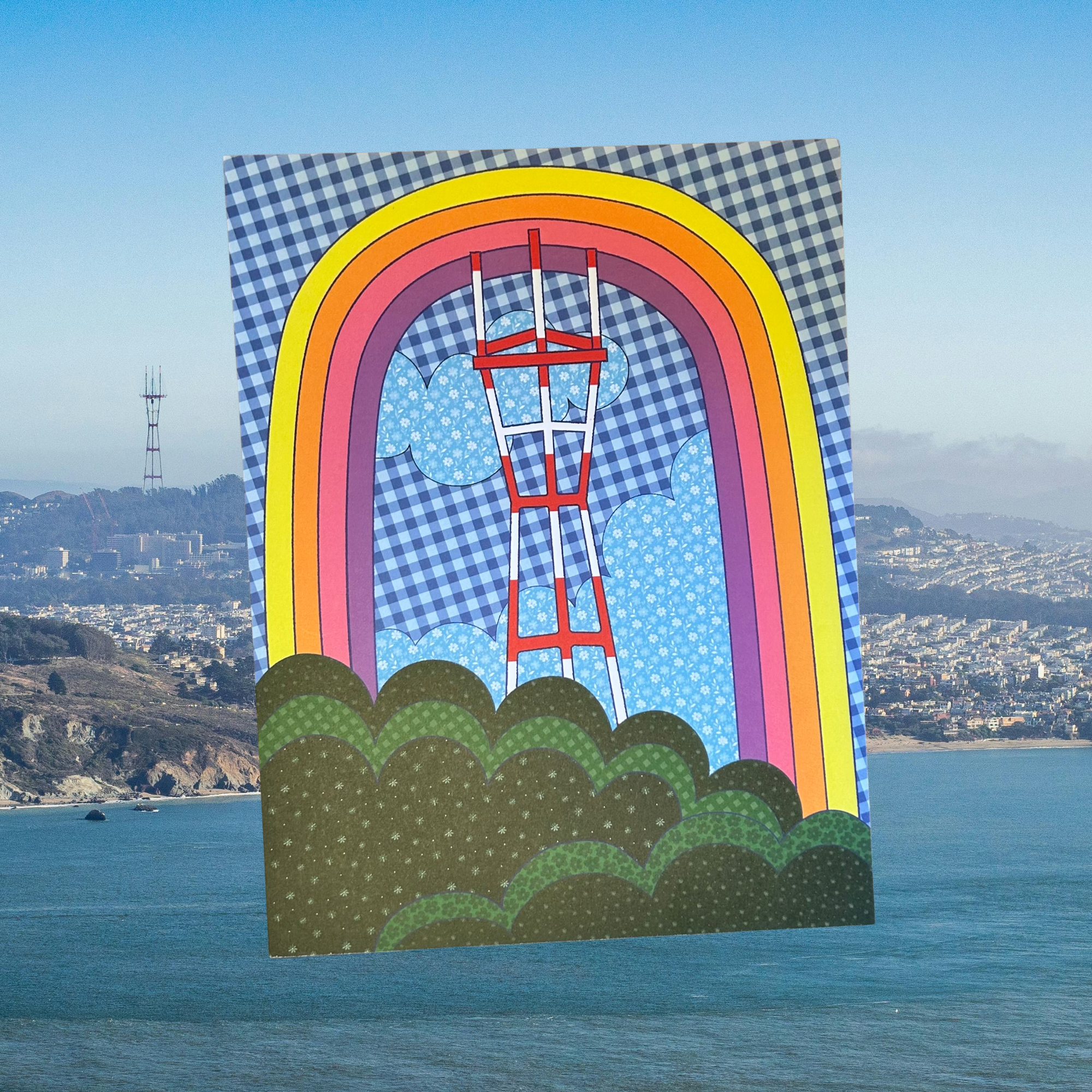 Sutro Tower Quilt Print