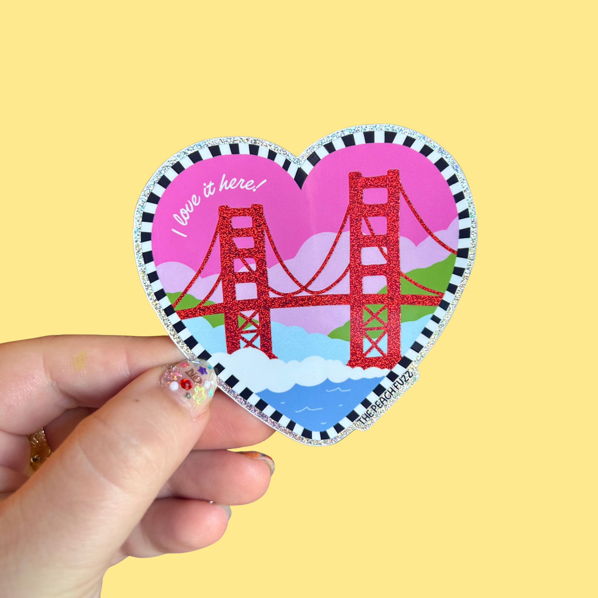 Heart SF Sticker