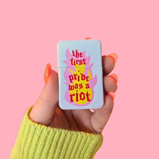 The First Pride Was A Riot Lighter (TPF x PB)