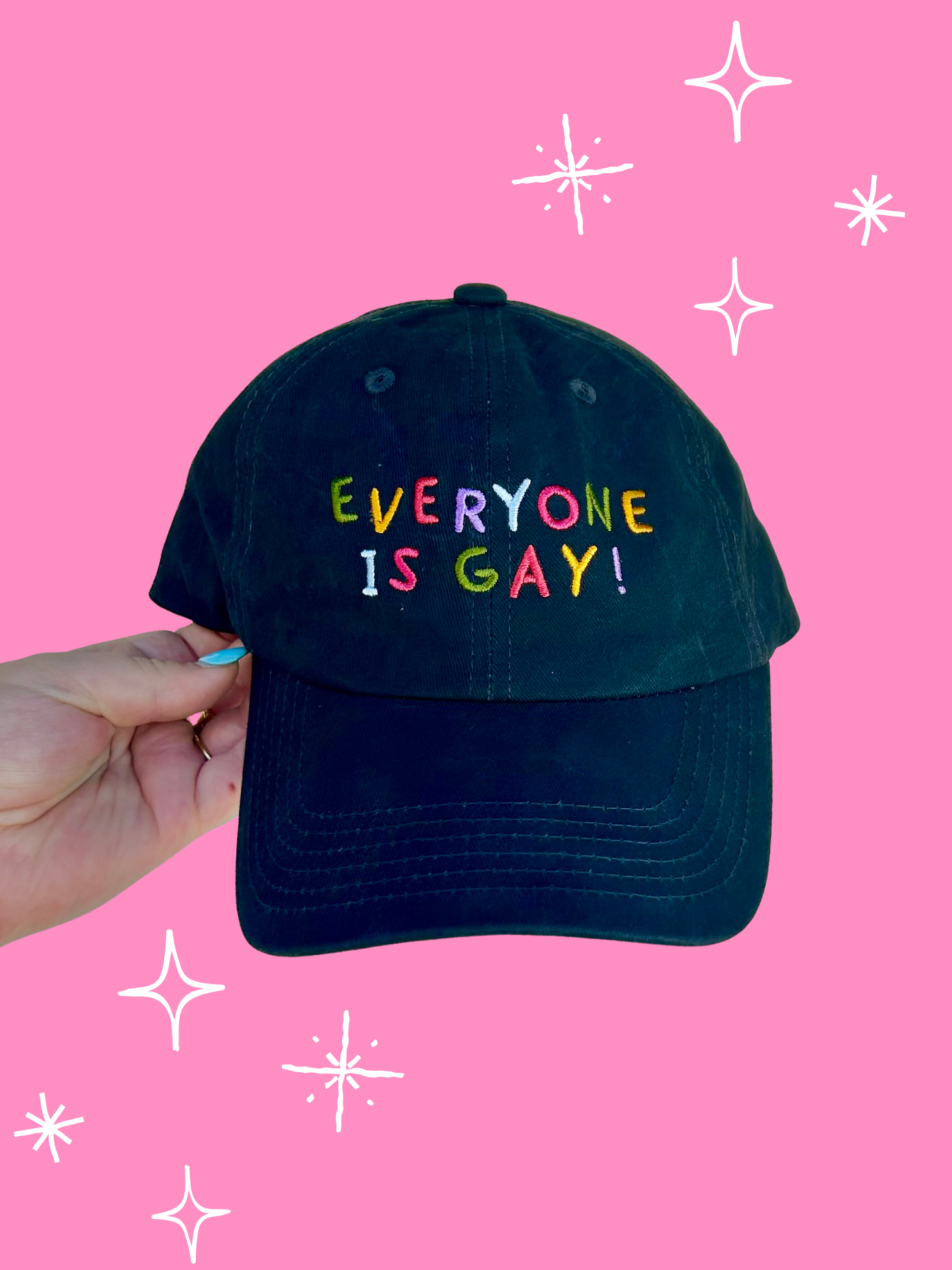 Everyone Is Gay Baseball Hat - the Peach Fuzz