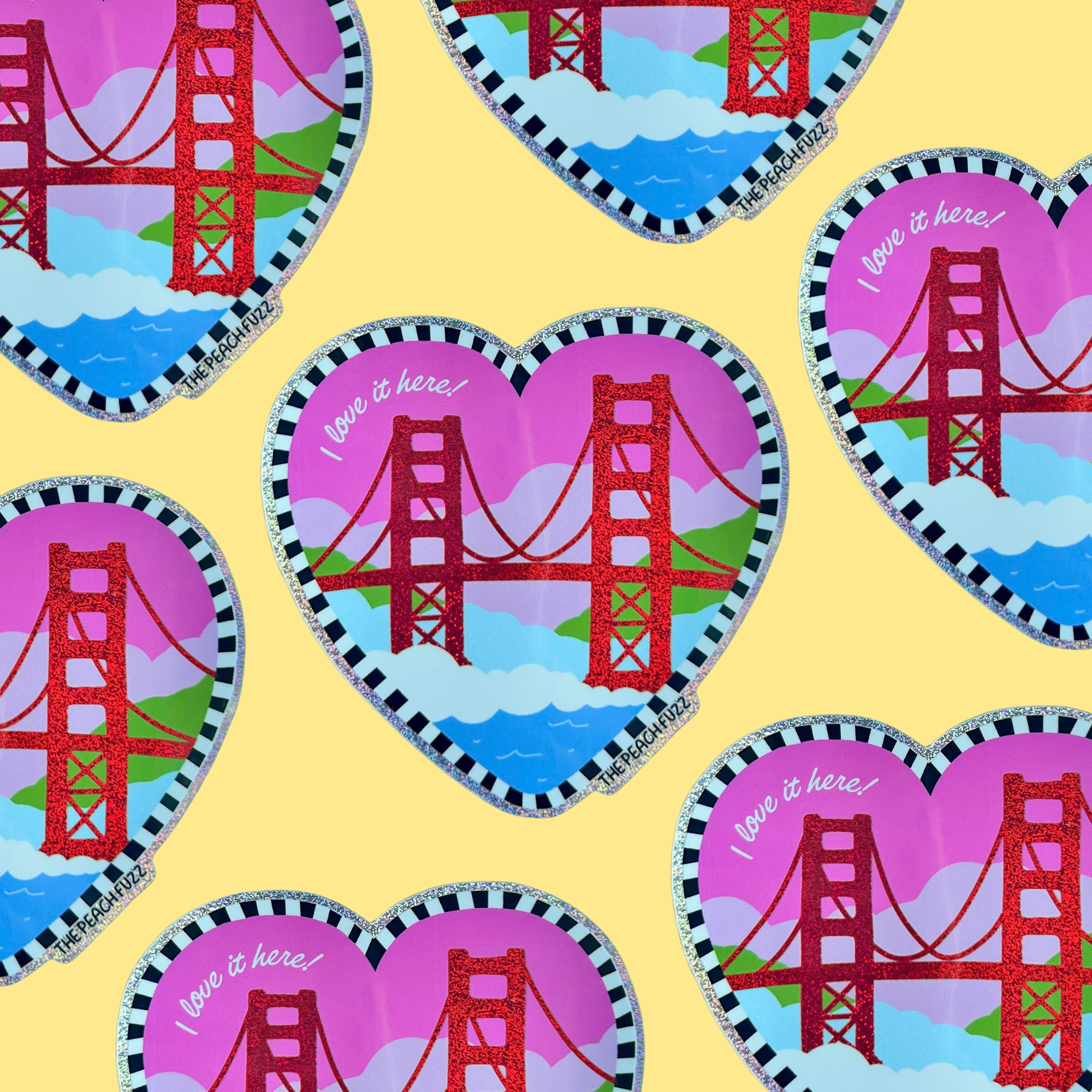 Heart SF Sticker