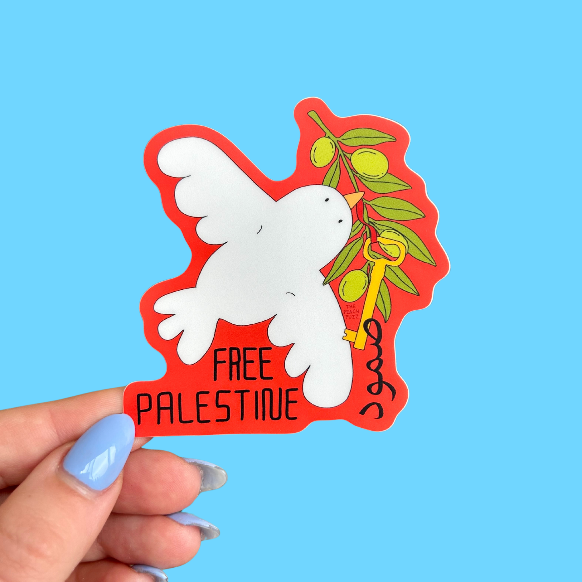 Free Palestine Sticker