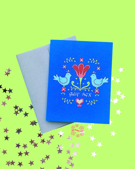 Gay Sex Greeting Card