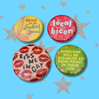 The Peach Fuzz Buttons
