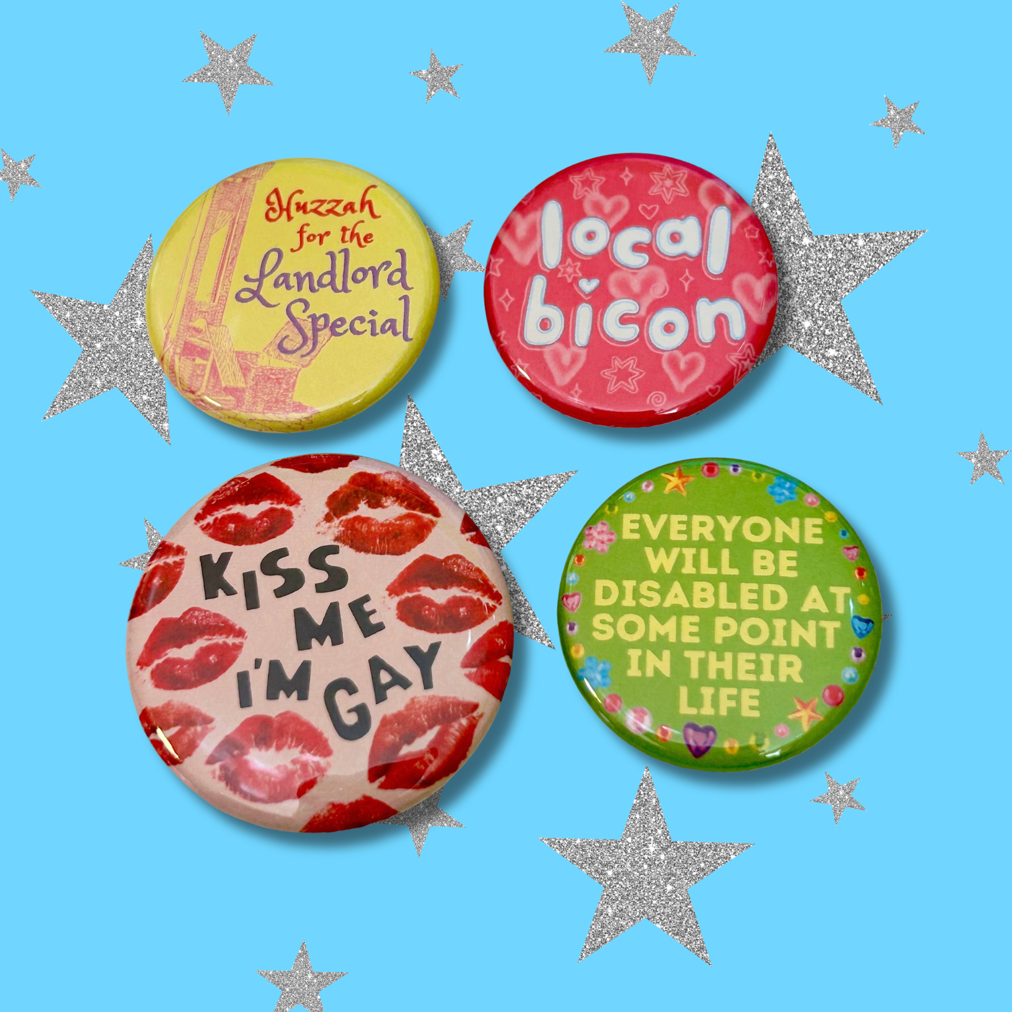 The Peach Fuzz Buttons