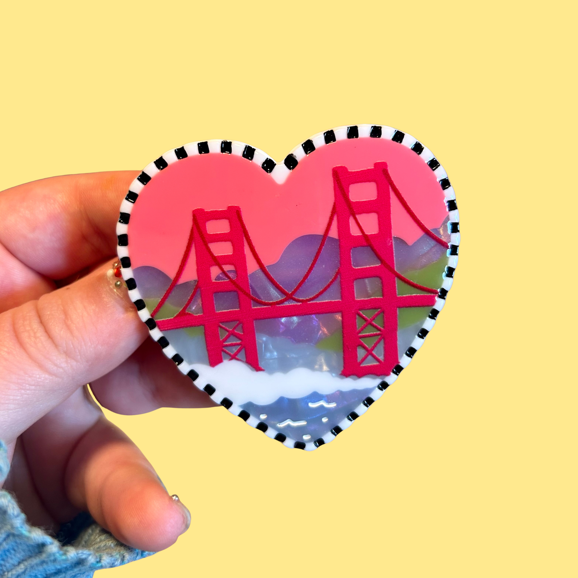Heart SF Hair Clip
