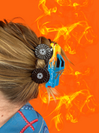 "Babe Digger” Rhinestone Monster Truck Hair Claw - The Peach Fuzz