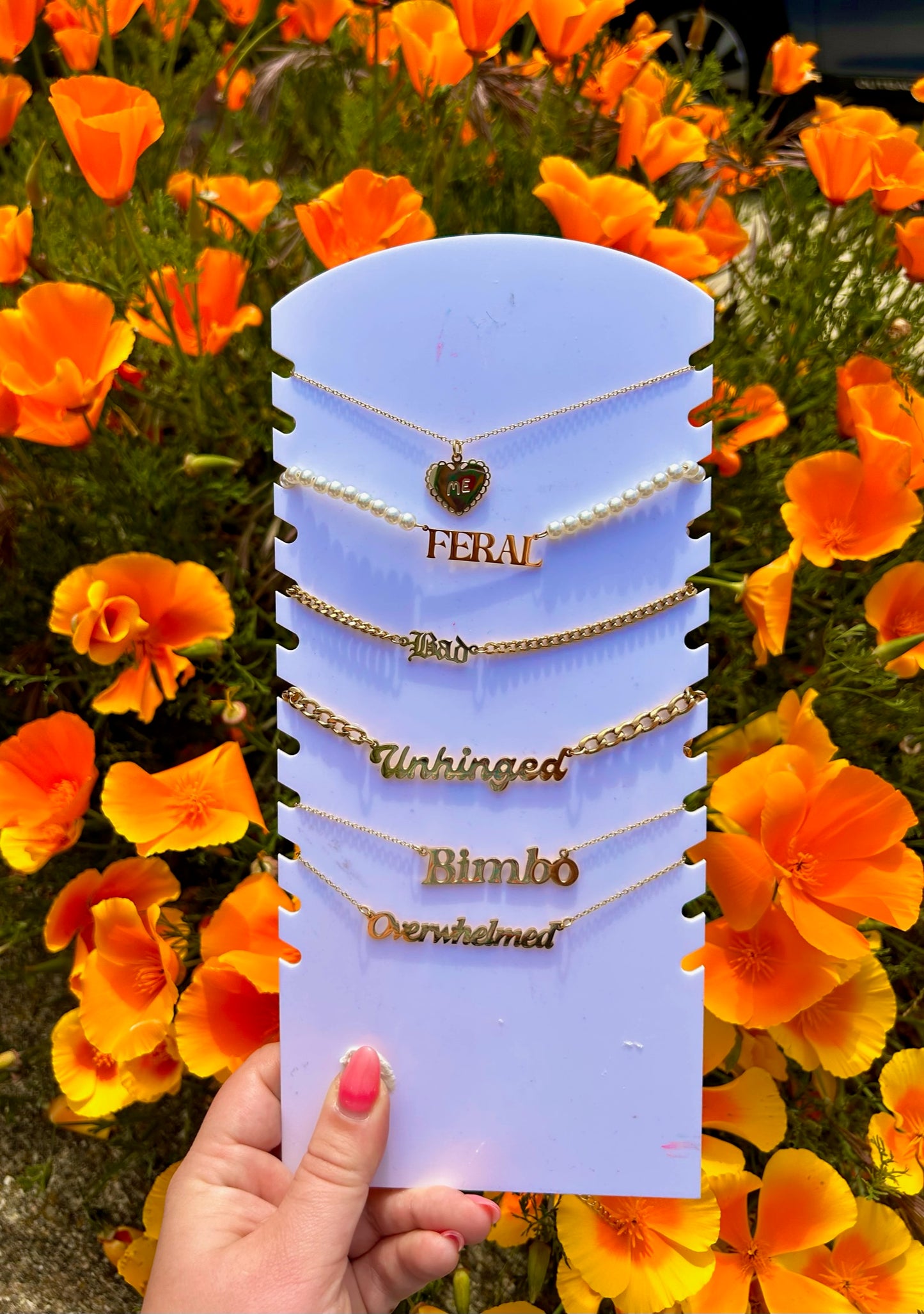 Bimbo Nameplate Necklace