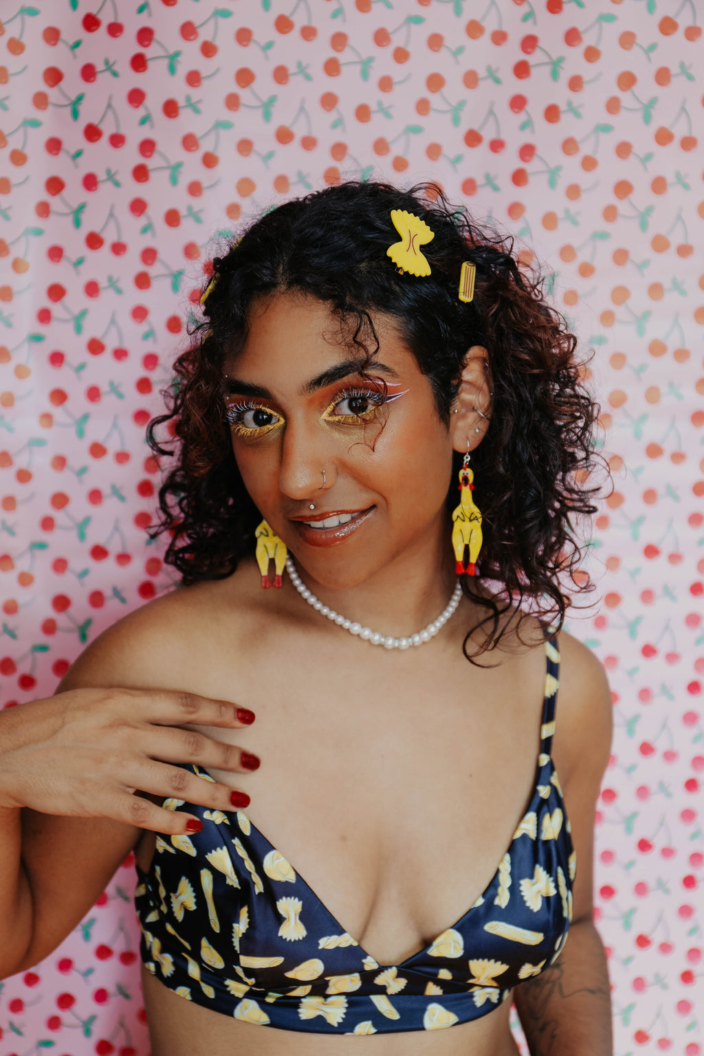 Rubber Chicken Earrings