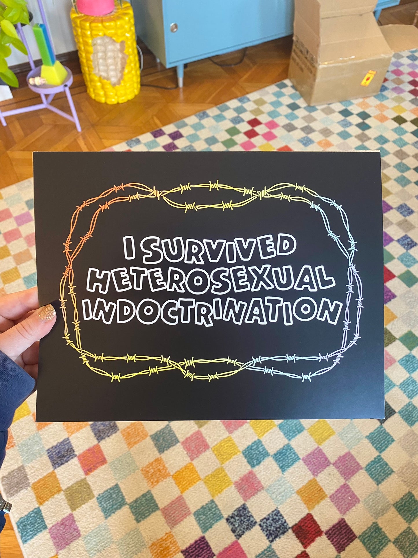 I Survived Heterosexual Indoctrination Print
