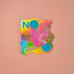 No War But Class War Holographic Sticker