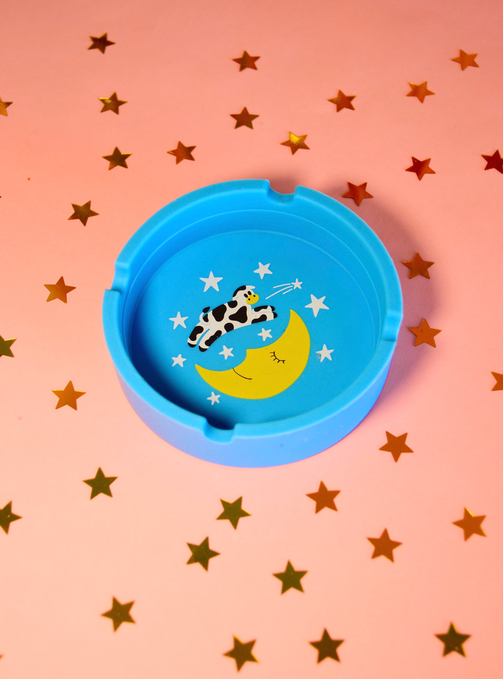 Cow Over The Moon Ash Tray