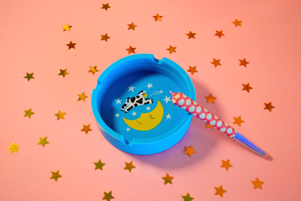 Cow Over The Moon Ash Tray