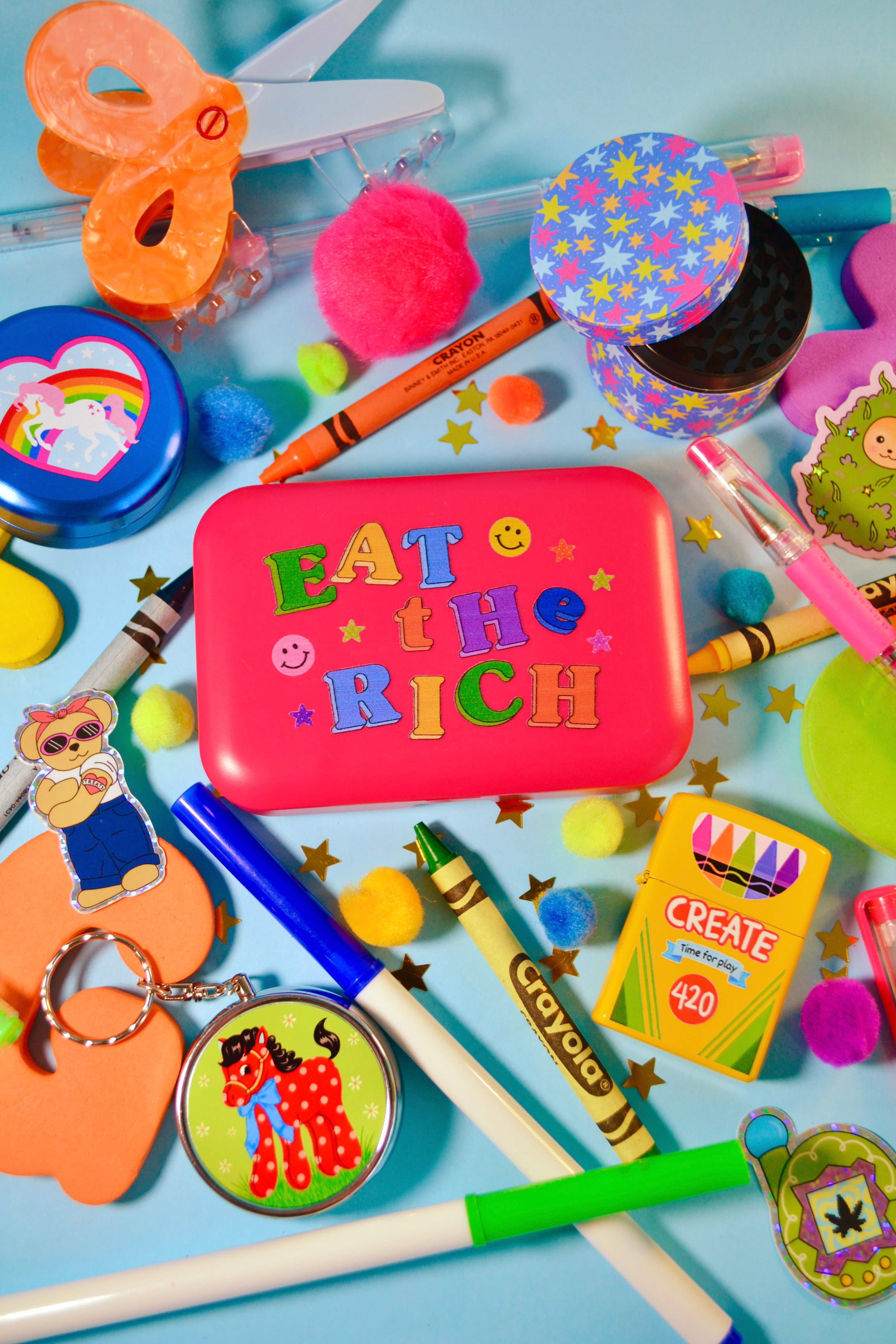 Crayon Lighter - The Peach Fuzz