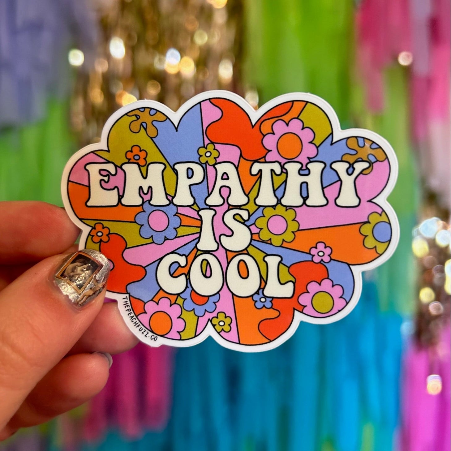 Empathy Is Cool Sticker - The Peach Fuzz