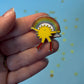 Walking On Sunshine Enamel Pin