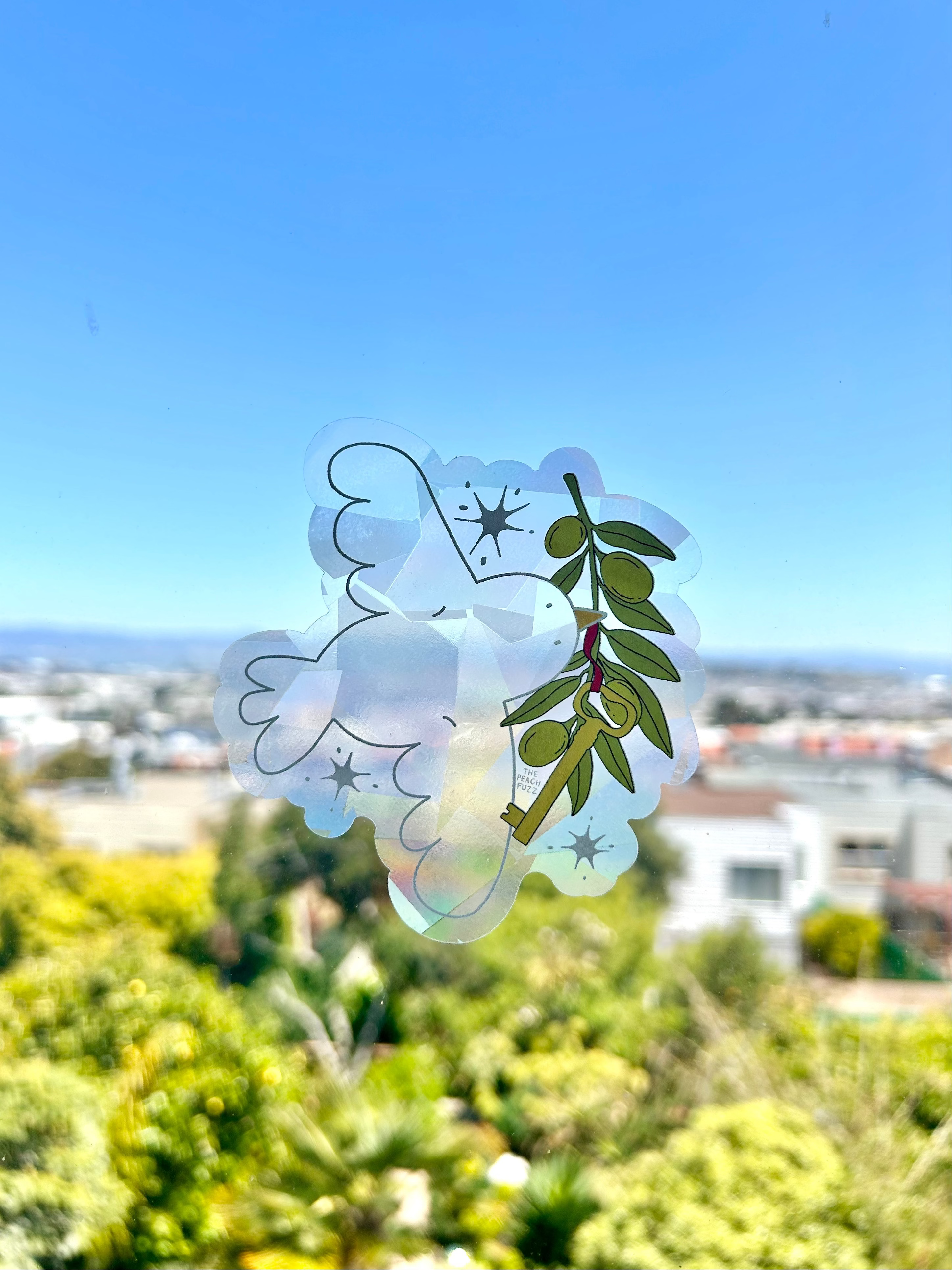 Palestine Fundraiser Sun Catcher Sticker