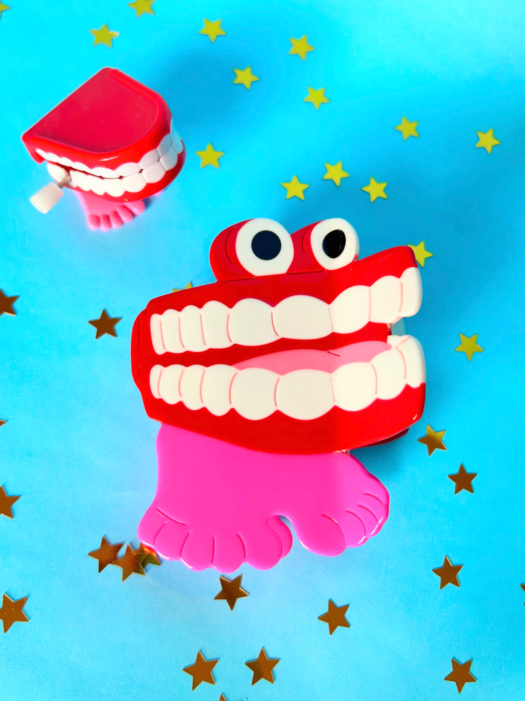 Chatter Teeth Hair Claw - The Peach Fuzz