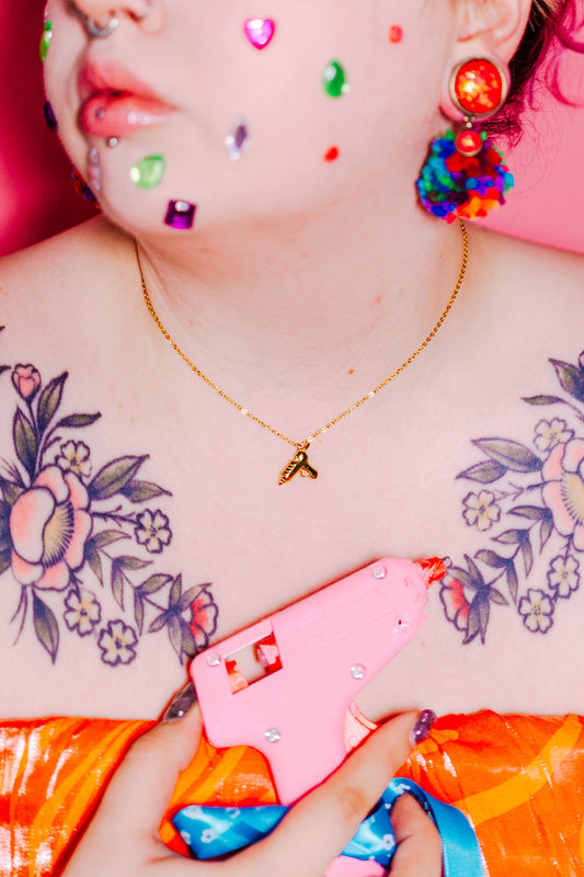 Hot Glue Gun Necklace