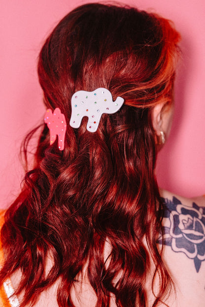 Animal Cracker Hair Clip Set