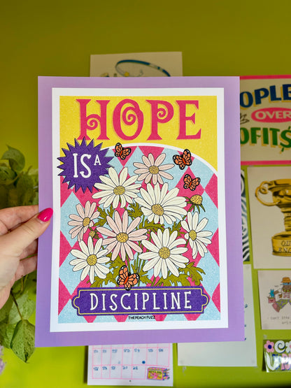 Hope Is A Discipline Print