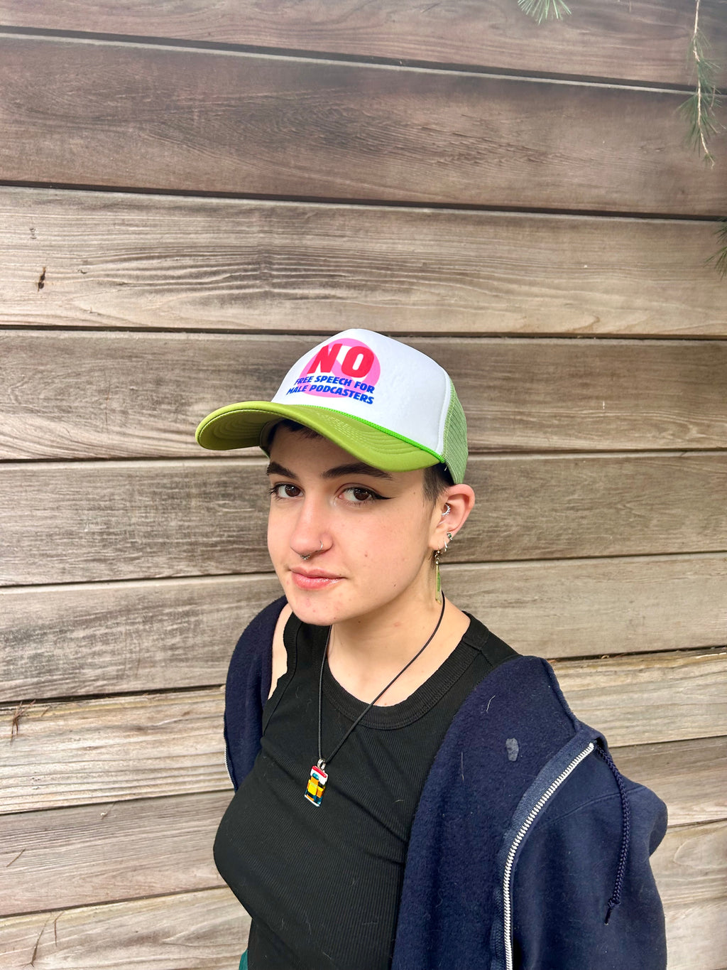 No Free Speech For Male Podcasters Hat