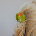 Jumbo Stuffed Olive Hair Claw