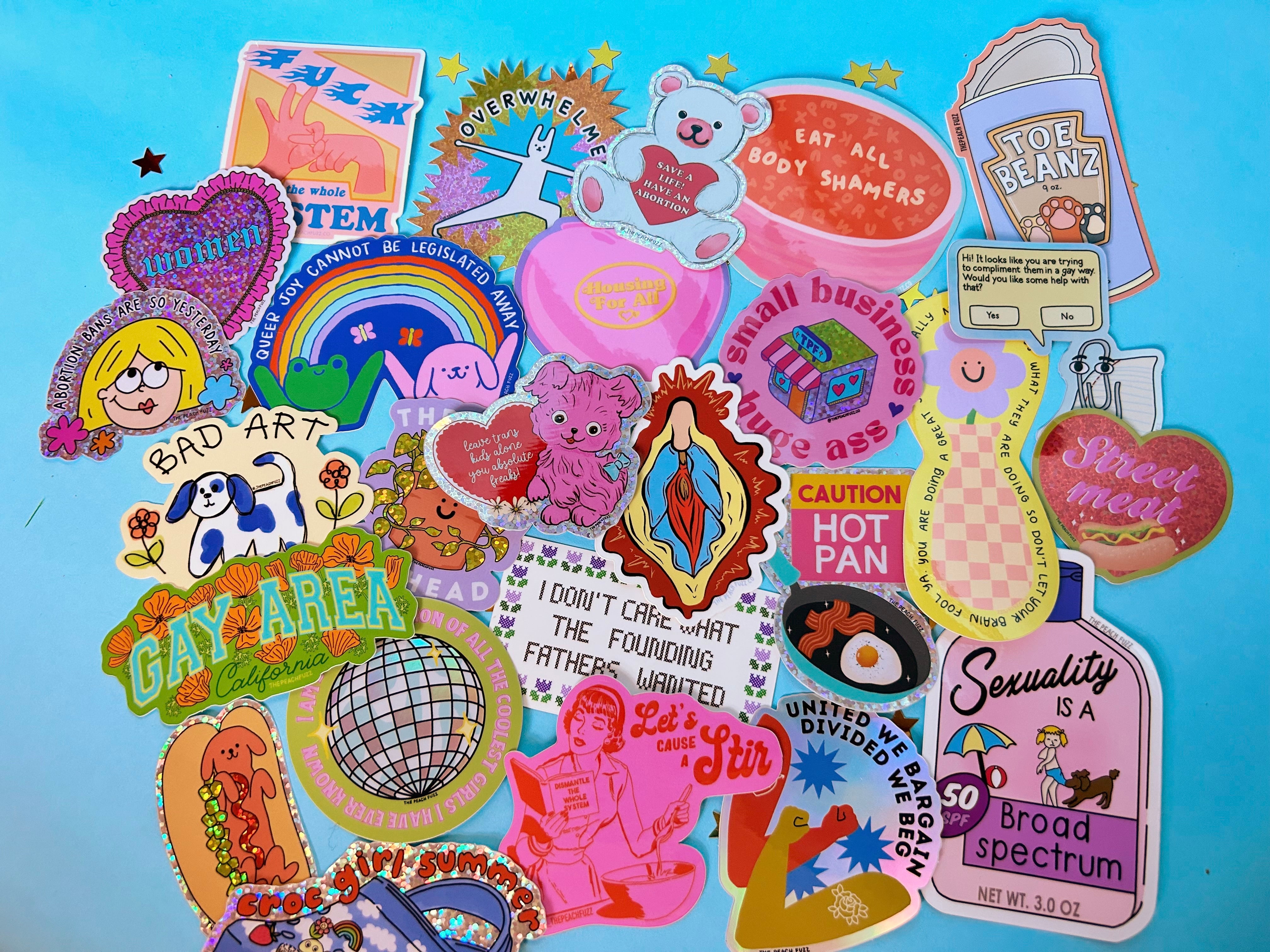 Sticker Sheets The Peach Fuzz