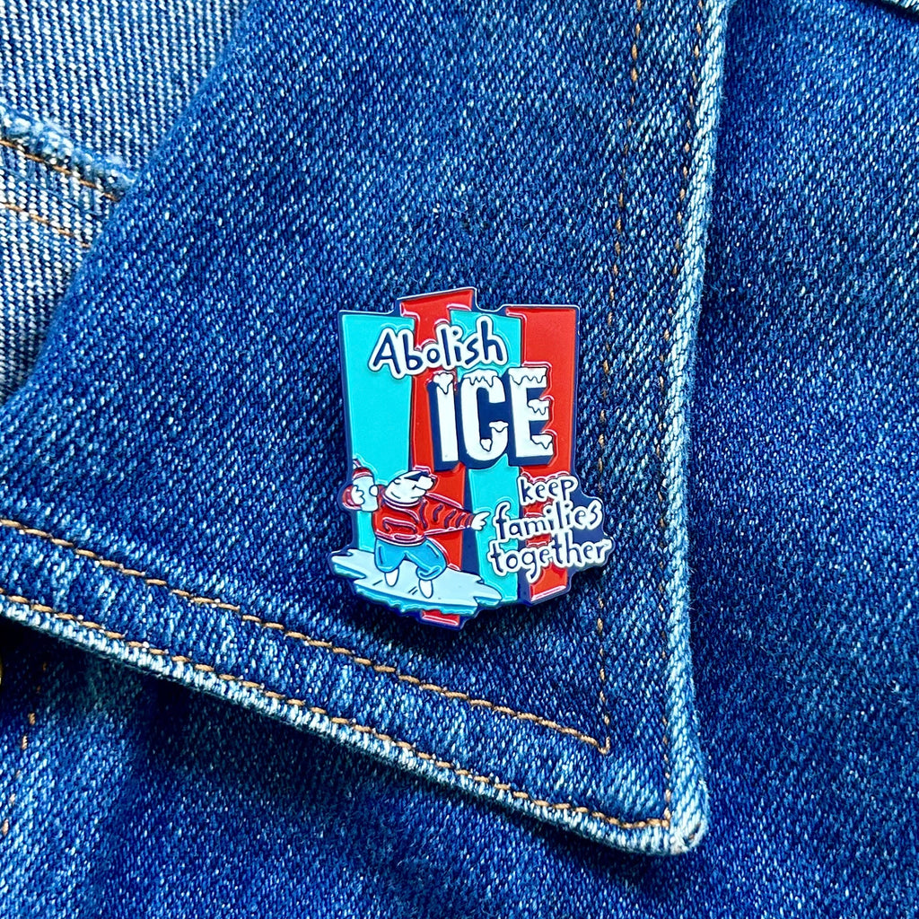Abolish ICE, Keep Families Together Enamel Pin ICEE- The Peach Fuzz