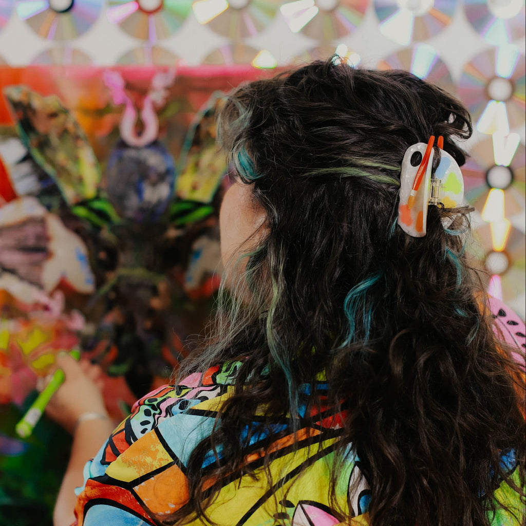Paint Palette Hair Claw