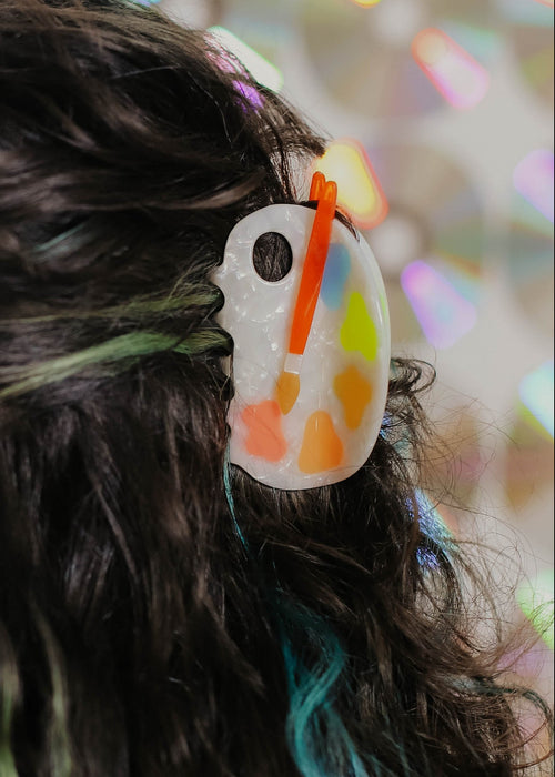 Paint Palette Hair Claw