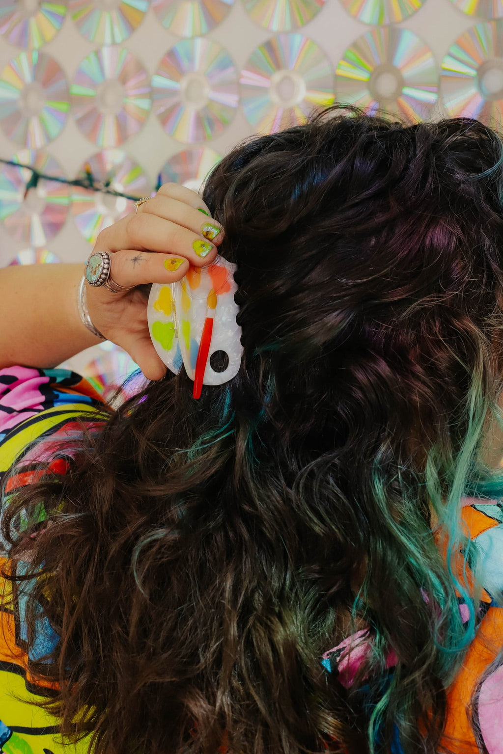 Paint Palette Hair Claw