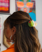 Mini Stuffed Olive Hair Claw