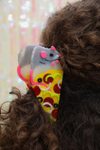 Pizza Rat Hair Claw - The Peach Fuzz