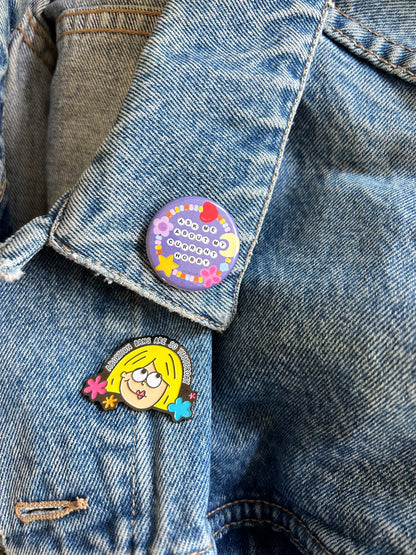 Ask Me About My Current Hobby Button