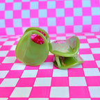 Mini Stuffed Olive Hair Claw