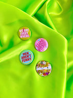 The Peach Fuzz Buttons