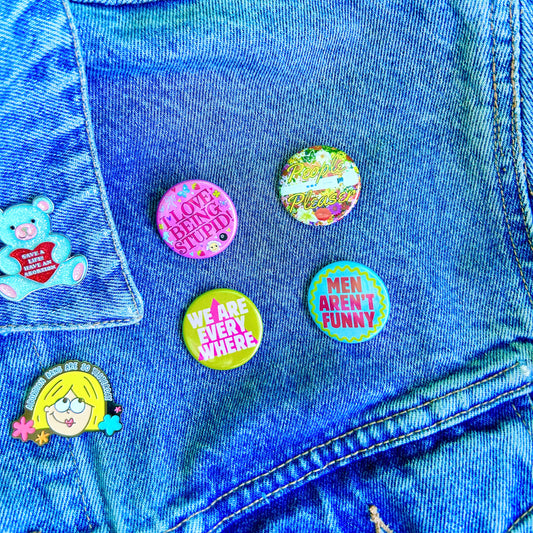 Men Aren't Funny Button