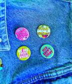 The Peach Fuzz Buttons