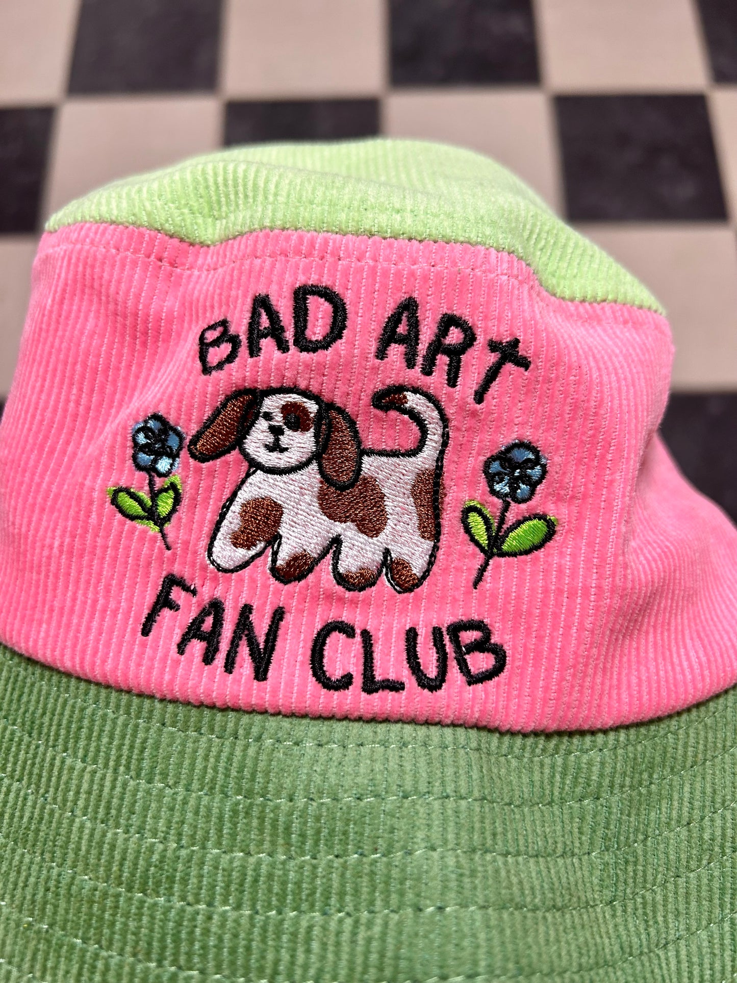 Bad Art Fan Club Color Block Bucket Hat